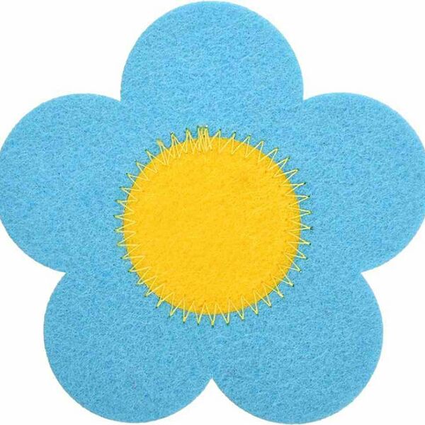 Подставка под горячее Marmiton Цветочек фетр цвет в ассортименте, 11×11 см