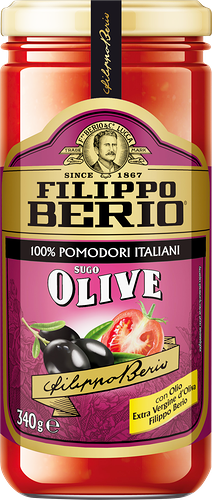 Соус томатный Filippo Berio Арраббьята с оливками 340 г