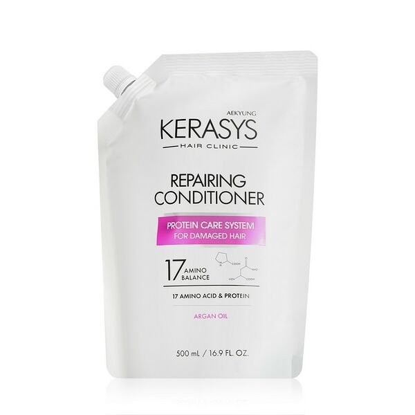 Восстанавливающий кондиционер для волос KeraSys дой-пак 500мл
