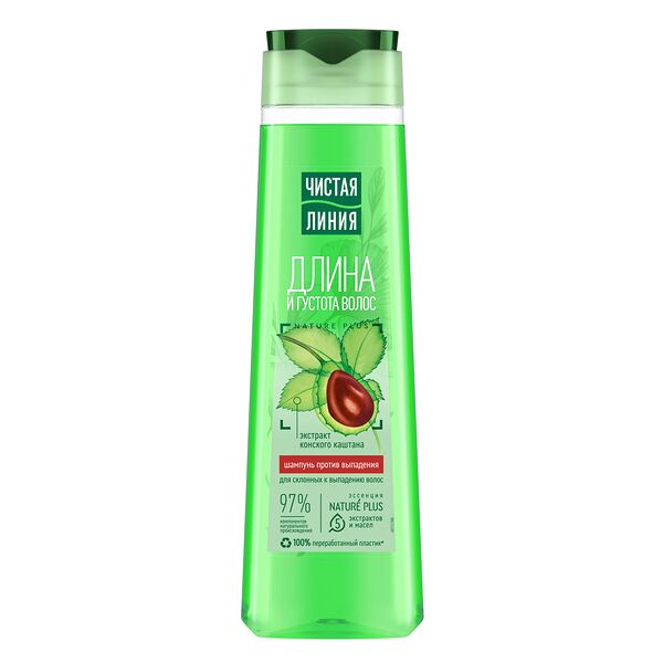 Шампунь Чистая Линия Конский каштан против выпадения волос