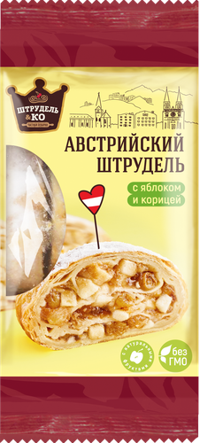 

Австрийский штрудель Штрудель&Ко с яблоком и корицей, 170 г