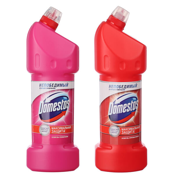 Средство универсальное domestos розовый шторм/ фруктовая свежесть, п/б, 1,35 л в ассортименте