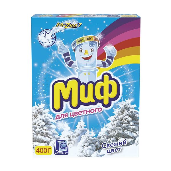 Порошок стиральный автомат МИФ Color 400г