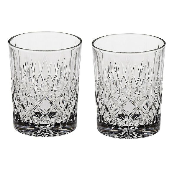 Набор стаканов для виски Angela, 2 шт, 320 мл, хрусталь