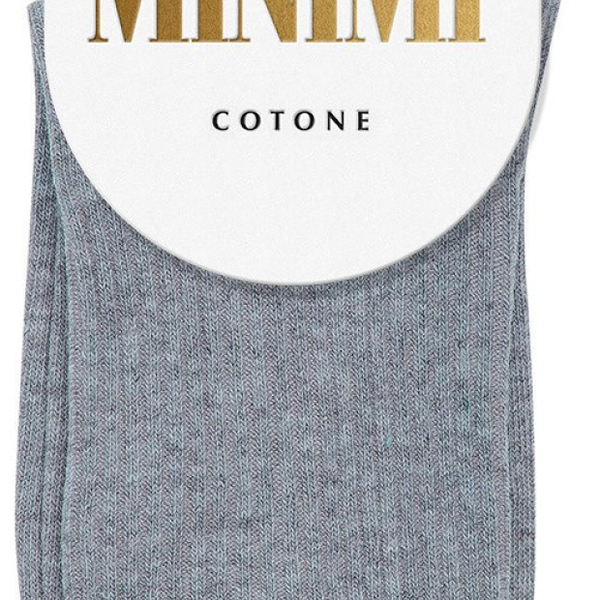 Носки женские MiNiMi Cotone 1203 серые, размер 35/38