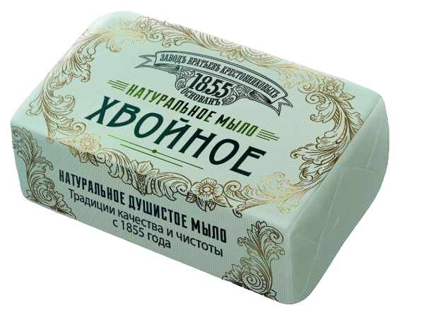 Мыло кусковое Завод Братьев Крестовниковых Хвойное 135 г