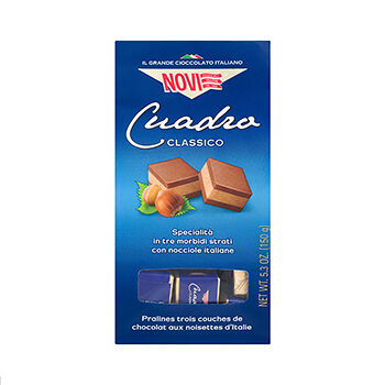 Конфеты Novi из шоколада Джандуйя с кремовой шоколадной начинкой и фундуком 150г, Италия