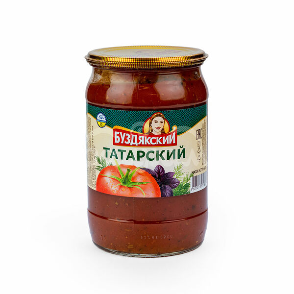 Соус Буздякский 670гр Татарский Томатный ст/б
