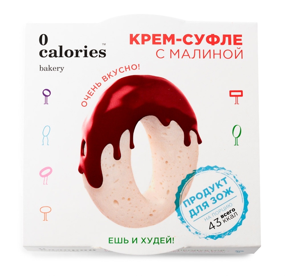 

Десерт Крем-суфле с малиной 0 калорий 90 г ООО "Полезные продукты" Россия