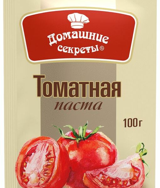 Паста ДОМАШНИЕ СЕКРЕТЫ томатная 25% саше 100г