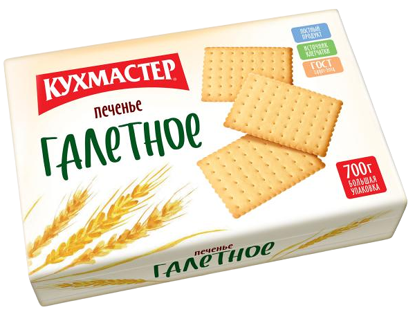 Печенье Кухмастер Галетное, 700 г