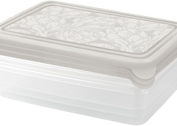 Набор контейнеров Plast Team Helsinki Artichoke прямоугольные пепельный жемчуг 900мл 3шт