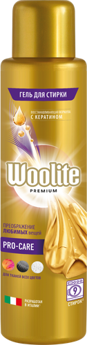 

Гель для стирки Woolite premium pro-care 450 мл