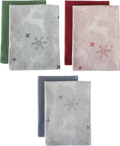 

Полотенце кухонное Homeclub Рождественские традиции 40x60 см 2 шт. цвет в ассортименте