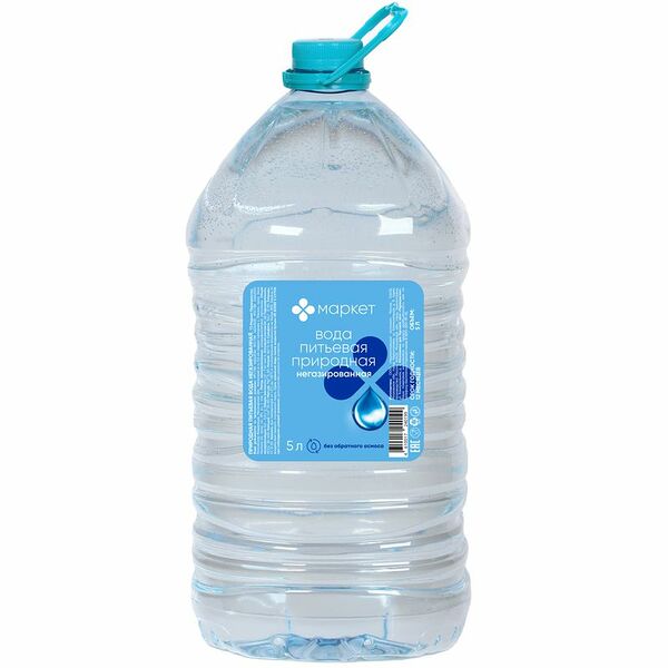 Вода природная негазированная Маркет Перекрёсток, 5л