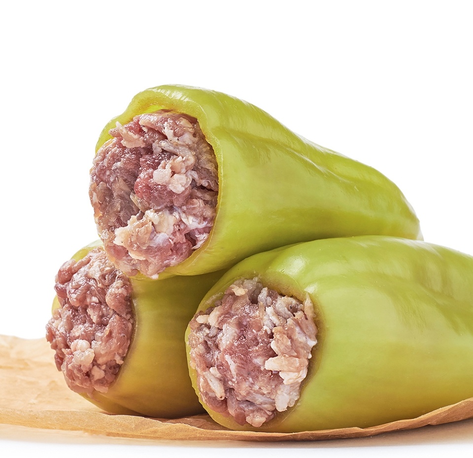 

Перец Сезонный фаршированный мясом и рисом, охлажденный вес