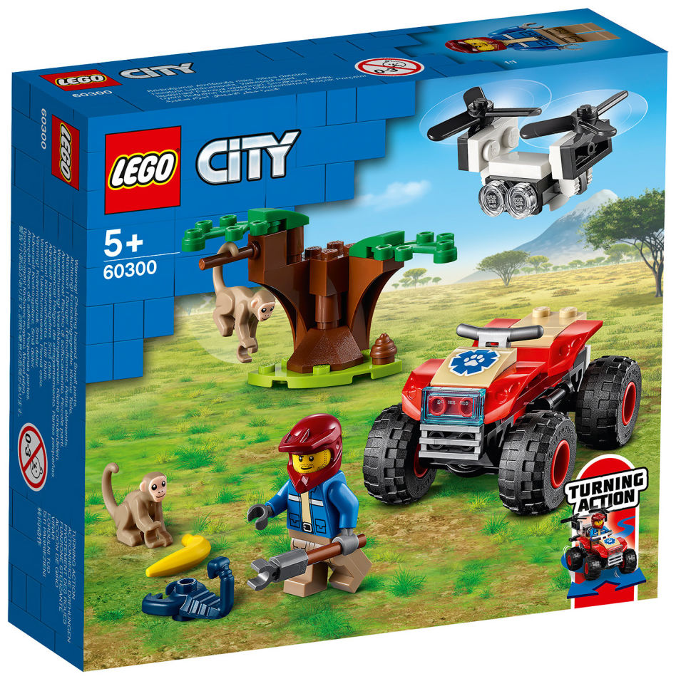 

Конструктор Lego City Спасательный вездеход для зверей, с 5 лет