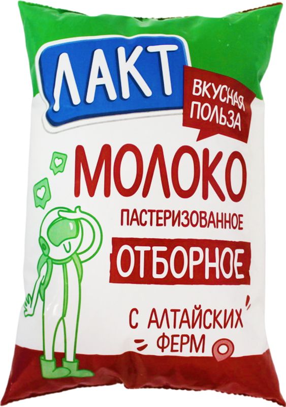 

Молоко Лакт отборное пастеризованное 3.5-4.5% 800 мл