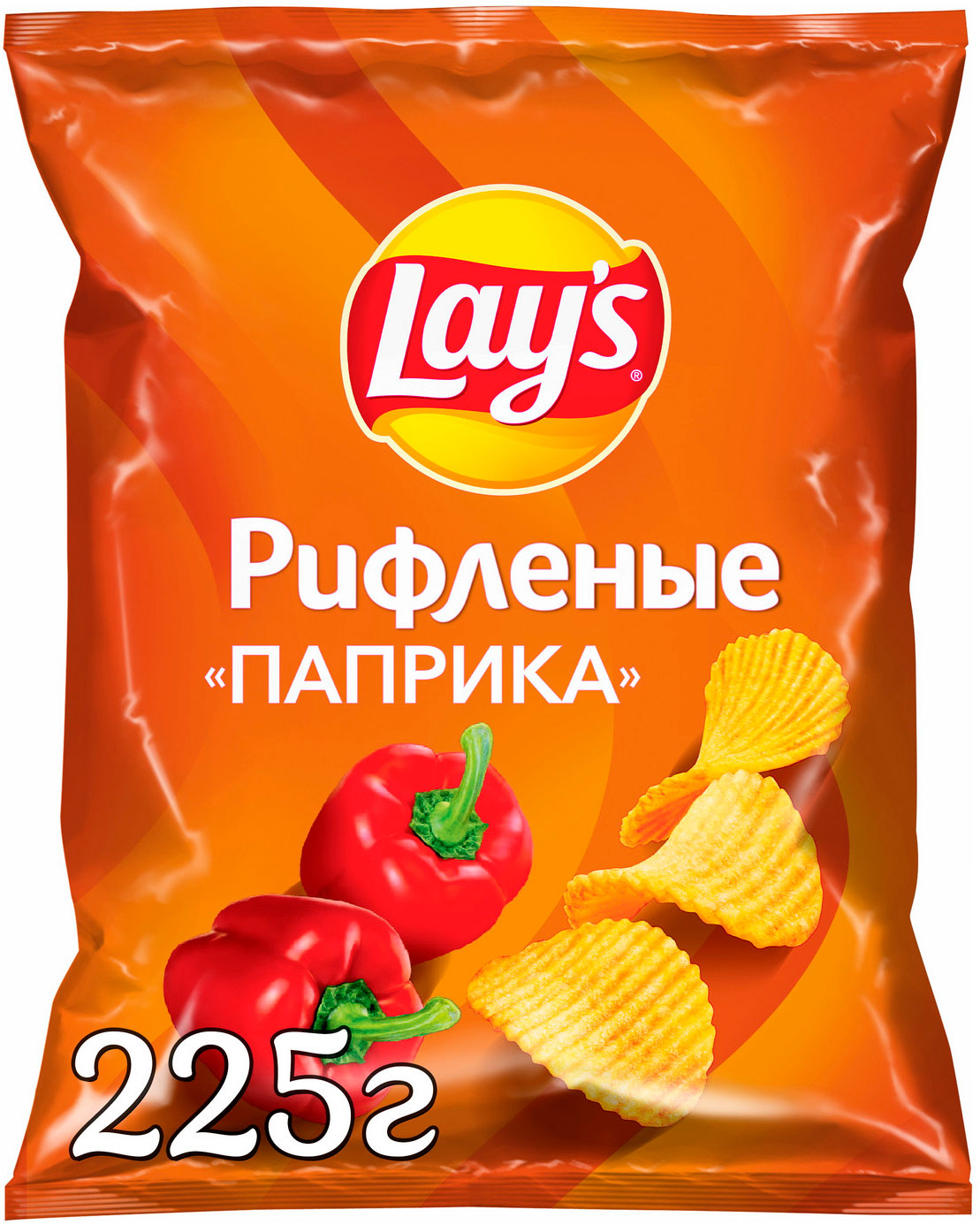 

Чипсы рифленые Lays Паприка