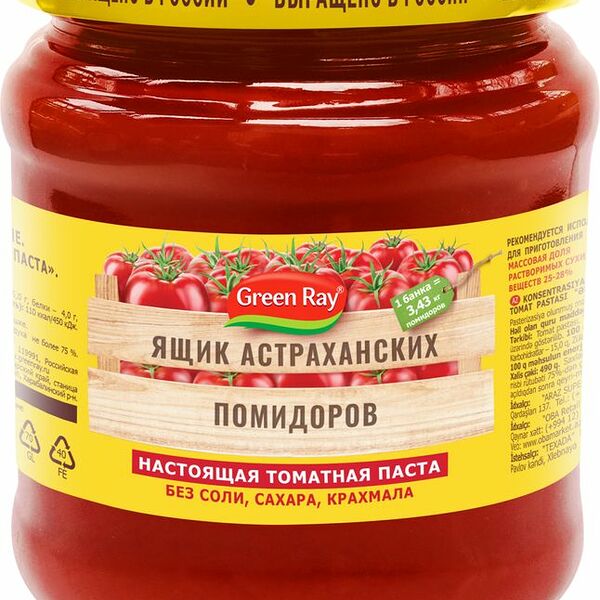Паста томатная Ящик астраханских помидоров