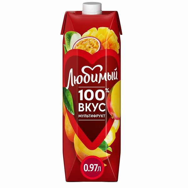 Нектар Любимый мультифрукт с мякотью
