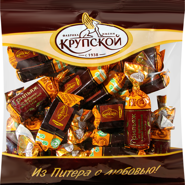 Конфеты КФ СЛАВЯНКА Грильяж глазированные, 200г