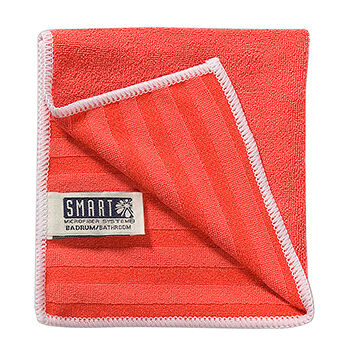 Салфетка для ванной комнаты «Макси плюс» красная, Smart Microfiber System, 32*31 см, Швеция