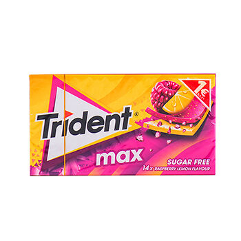 Жевательная резинка Trident Max малина-лимон