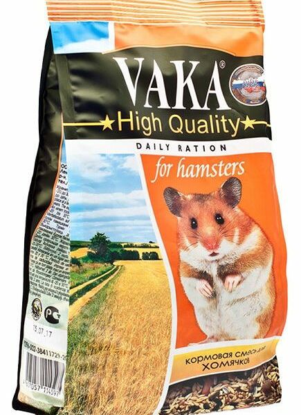 ВАКА High Quality корм для хомячков Злаковое ассорти