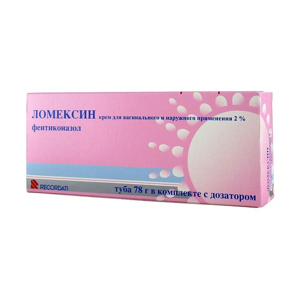 Ломексин вагинальный крем 2% 78г