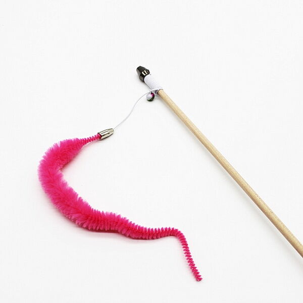 Верные Друзья Дразнилка-удочка Веселый червячок, деревянная палочка