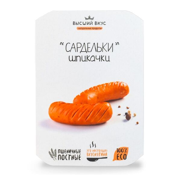 Шпикачки пшеничные постные ТМ Высший вкус