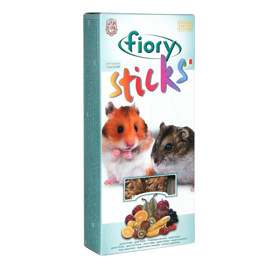 

Палочки для хомяков Fiory Sticks с фруктами 2х50 г