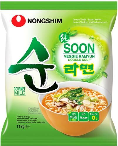 Лапша быстрого приготовления Nongshim Сун вегги овощная