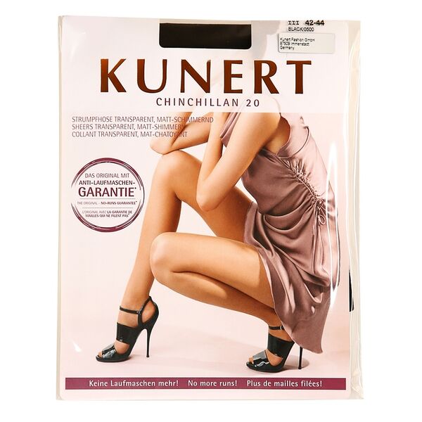 Колготки Chinchillan, Kunert, цвет 050 (чёрный), 20 den, размер 3, Германия