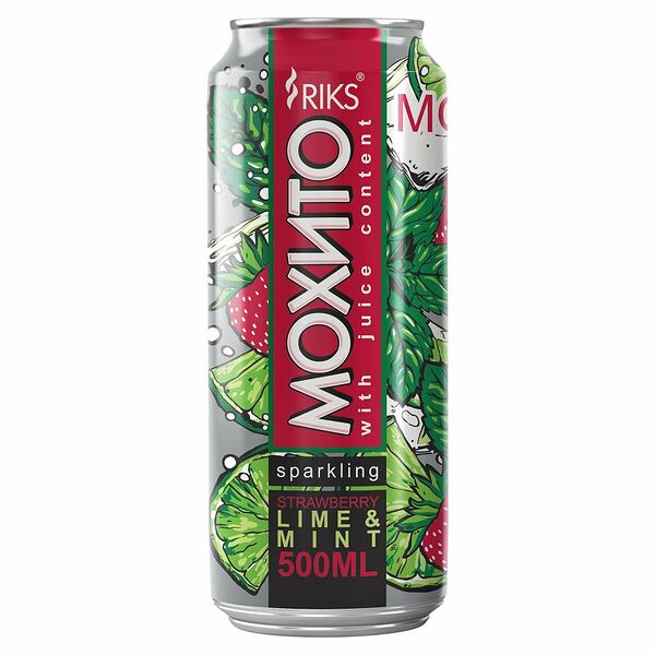 Dizzy Мохито Strawberry lime & Mint жб 0,45 л (1307236)