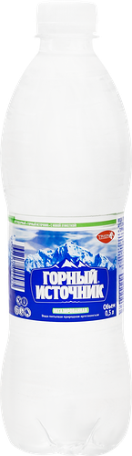 Вода Горный источник природная артезианская негазированная 0.5 л