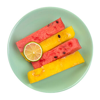 Фруктовый микс Арбуз красный и желтый брусочки
