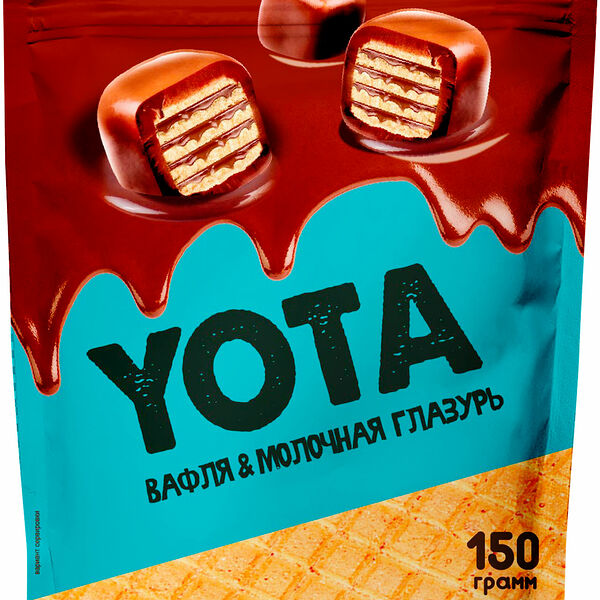 Драже Yota Вафельное в молочной шоколадной глазури 150 г