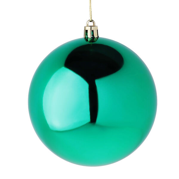 СНОУ БУМ Шар 10 см пластик, бирюза