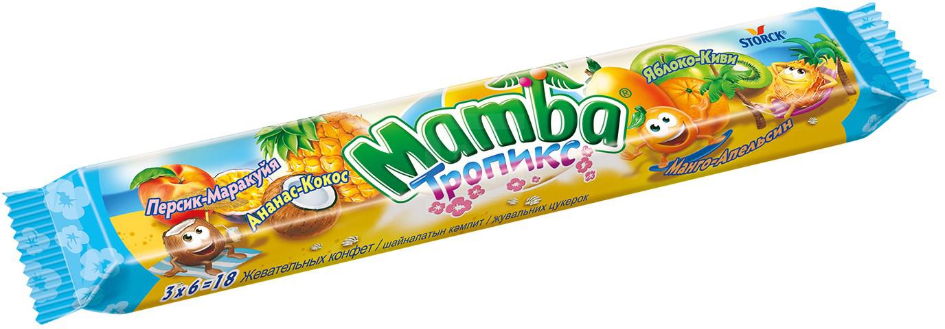 

Жевательные конфеты Mamba Тропикс 79
