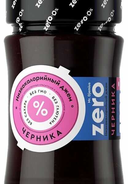 Джем Mr.Djemius Zero из черники, без сахара