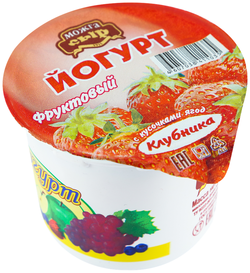 

Йогурт Можгасыр Клубника 2,5%, без змж 150 г