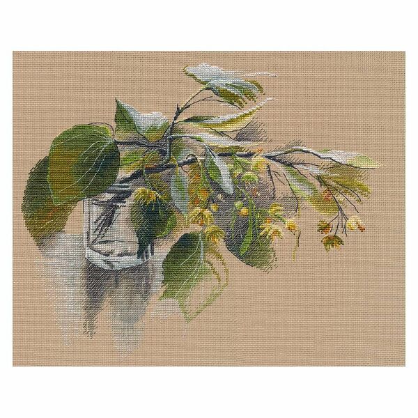 1582 Набор для вышивания ОВЕН 'Аромат липы' 33*27см