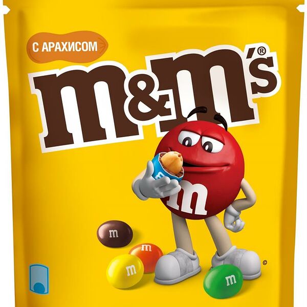 Драже м&m 145 г с арахисом пакет