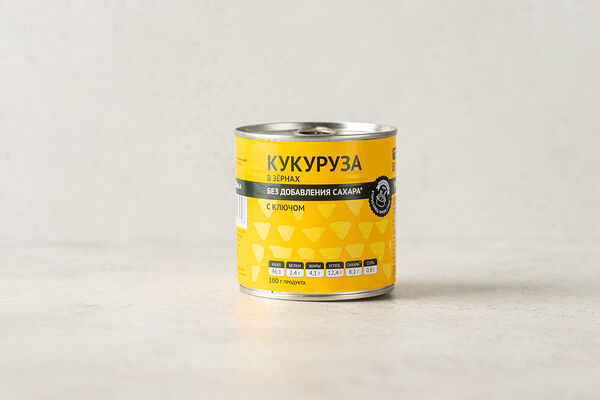 Кукуруза в зернах без сахара
