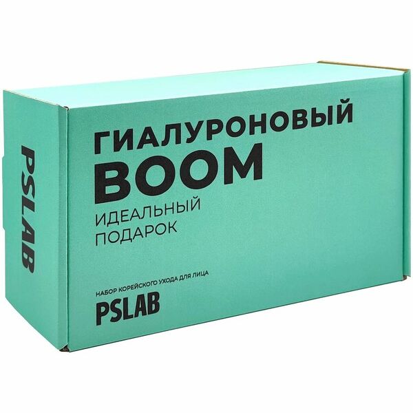 Набор подарочный Pslab Гиалуроновый Бум Маска для лица 3 шт и Крем 2 шт