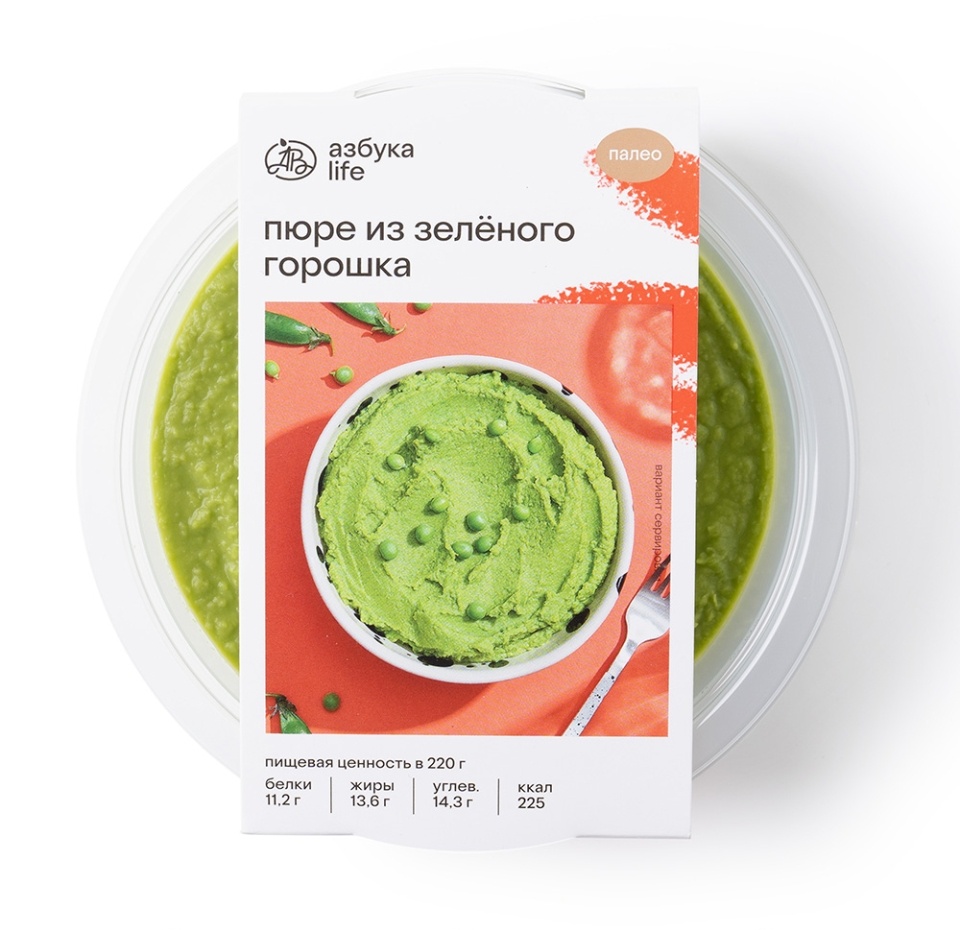 

Пюре Азбука life из зеленого горошка 220 г