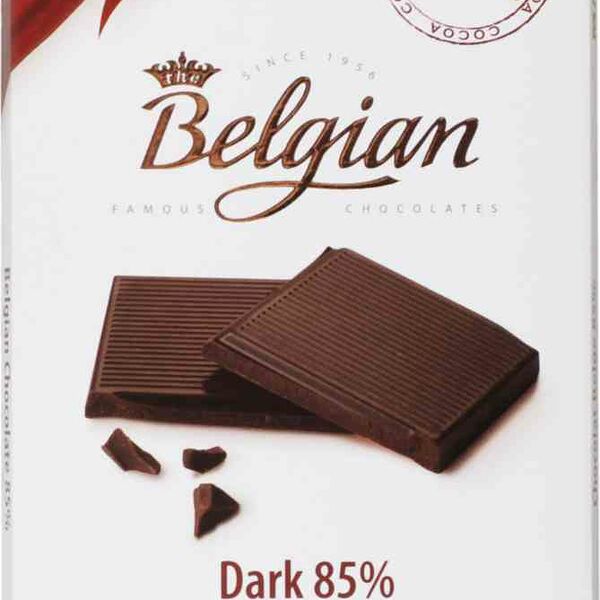 Шоколад горький Belgian 85 % какао
