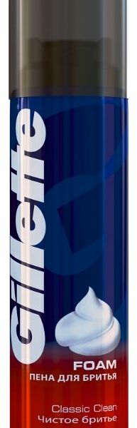 Пена для бритья Gillette Classic Clean Чистое бритье 200 мл